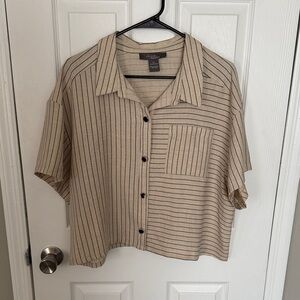 Striped Button Down Shirt